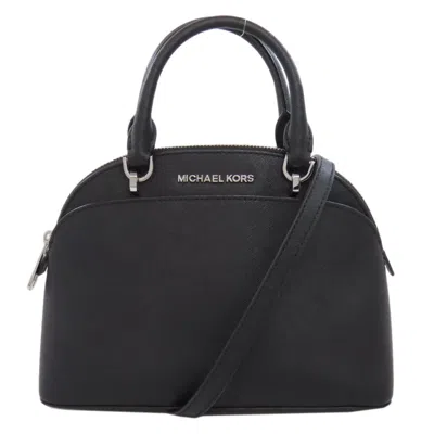 Pre-owned Michael Kors Pvc Handbag () In Black