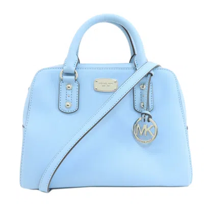 Pre-owned Michael Kors Pvc Handbag () In Blue