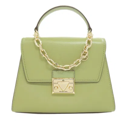 Pre-owned Michael Kors Pvc Handbag () In Green