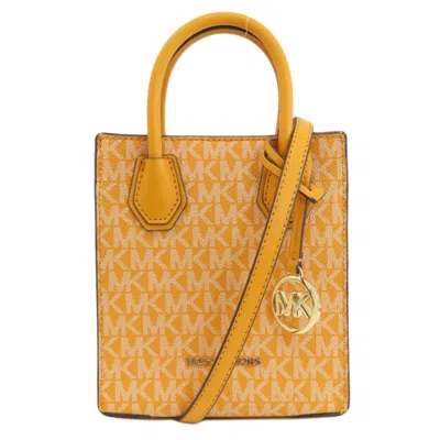Pre-owned Michael Kors Pvc Handbag () In Orange