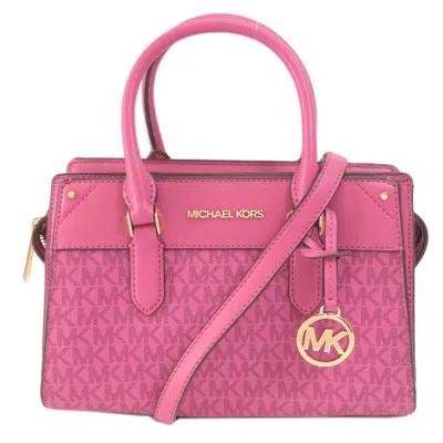 Pre-owned Michael Kors Pvc Handbag () In Pink