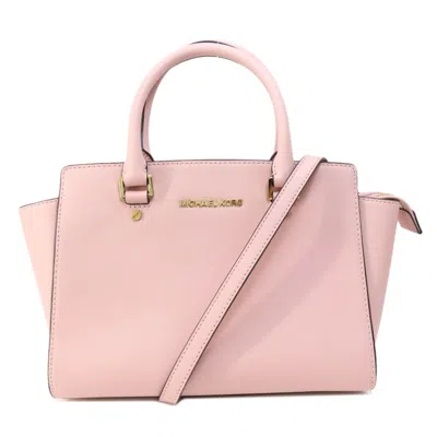 Pre-owned Michael Kors Pvc Handbag () In Pink