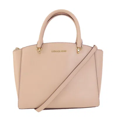 Pre-owned Michael Kors Pvc Handbag () In Pink