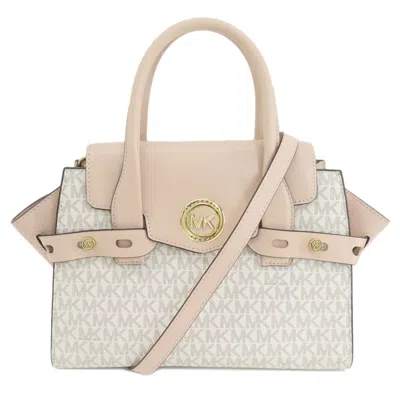Pre-owned Michael Kors Pvc Handbag () In White