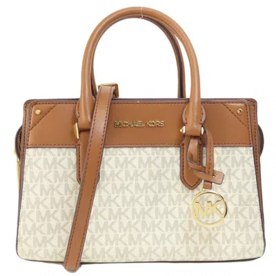 Pre-owned Michael Kors Pvc Handbag () In White