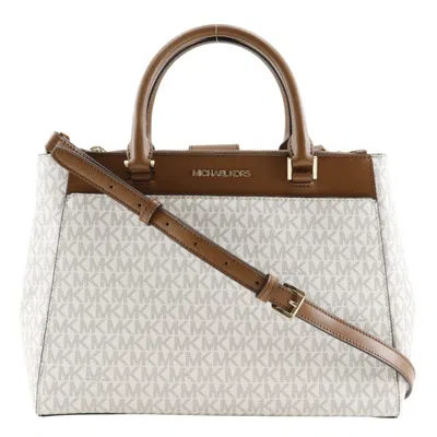 Pre-owned Michael Kors Pvc Handbag () In White