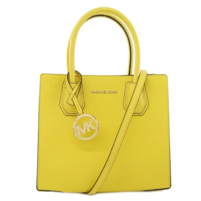 Pre-owned Michael Kors Pvc Handbag () In Yellow