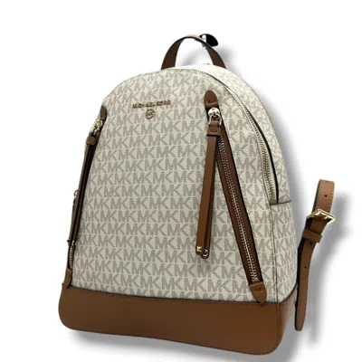 Pre-owned Michael Kors Pvc Leather Backpack () In Multi