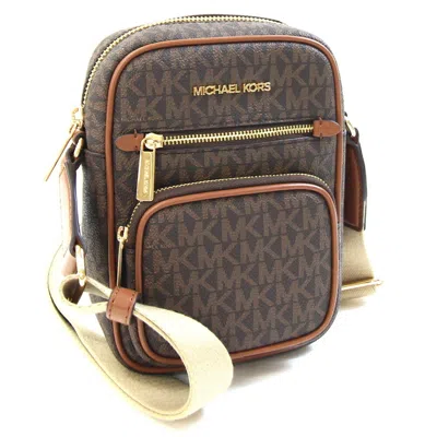 Pre-owned Michael Kors Pvc Leather Pochette Shoulder Bag ()