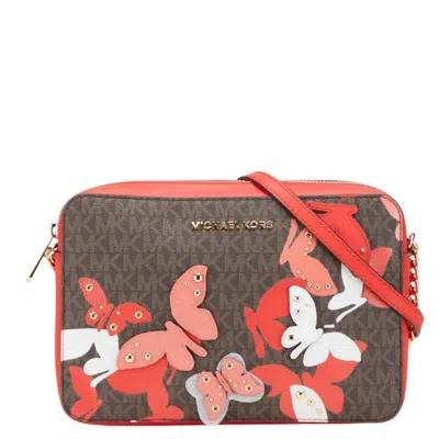 Pre-owned Michael Kors Pvc Leather Shoulder Bag () In Multi