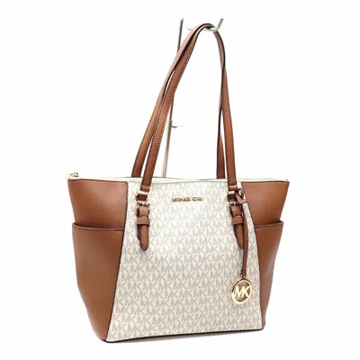 Pre-owned Michael Kors Pvc Leather Tote Bag () In Multi