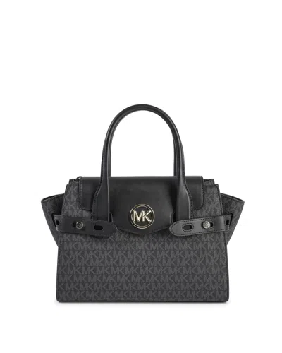 Michael Kors Pvc Satchel Women's Bag In Black