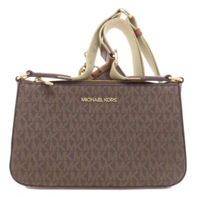 Pre-owned Michael Kors Pvc Shoulder Bag () In Brown