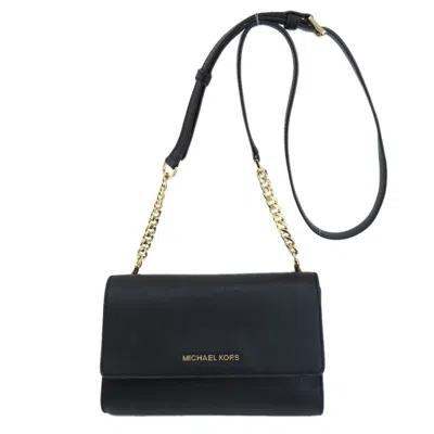 Pre-owned Michael Kors Pvc Shoulder Bag () In Black