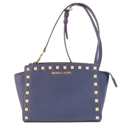 Pre-owned Michael Kors Pvc Shoulder Bag () In Blue