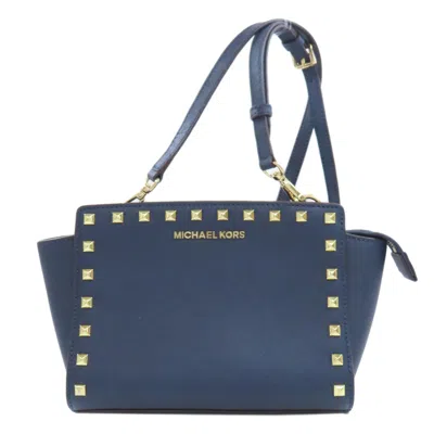 Pre-owned Michael Kors Pvc Shoulder Bag () In Blue
