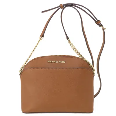 Pre-owned Michael Kors Pvc Shoulder Bag () In Brown