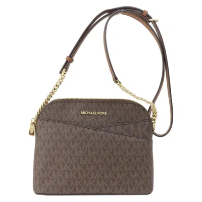 Pre-owned Michael Kors Pvc Shoulder Bag () In Brown