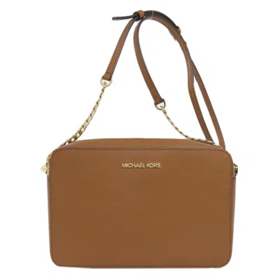 Pre-owned Michael Kors Pvc Shoulder Bag () In Brown