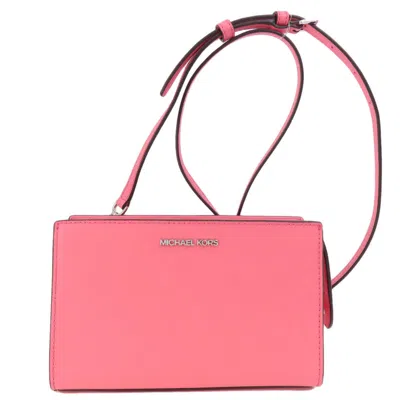 Pre-owned Michael Kors Pvc Shoulder Bag () In Pink
