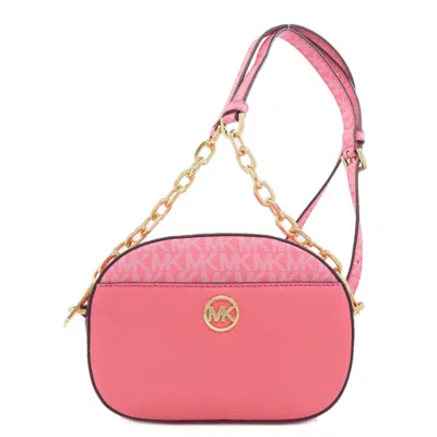 Pre-owned Michael Kors Pvc Shoulder Bag () In Pink