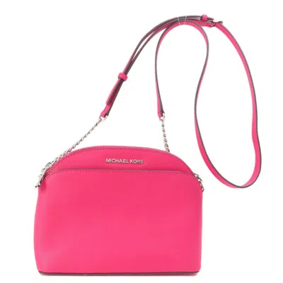 Pre-owned Michael Kors Pvc Shoulder Bag () In Pink