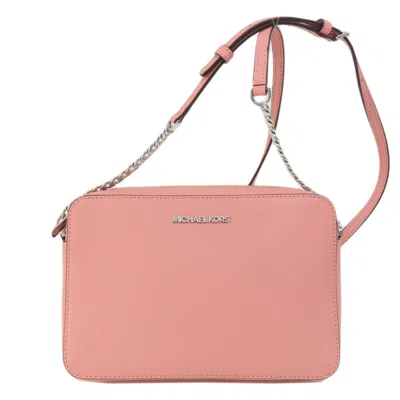 Pre-owned Michael Kors Pvc Shoulder Bag () In Pink