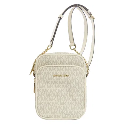 Pre-owned Michael Kors Pvc Shoulder Bag () In White