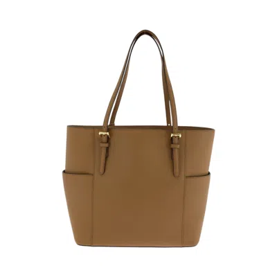 Pre-owned Michael Kors Pvc Shoulder Bag Tote Bag () In Brown