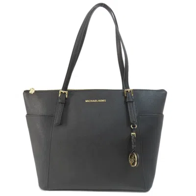 Pre-owned Michael Kors Pvc Tote Bag () In Black
