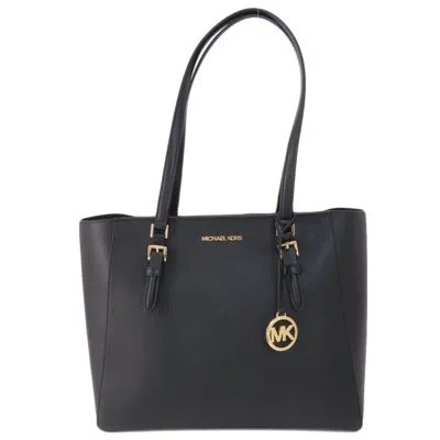 Pre-owned Michael Kors Pvc Tote Bag () In Black