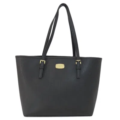 Pre-owned Michael Kors Pvc Tote Bag () In Black