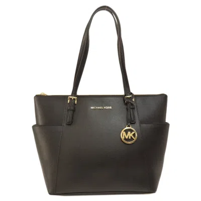 Pre-owned Michael Kors Pvc Tote Bag () In Black