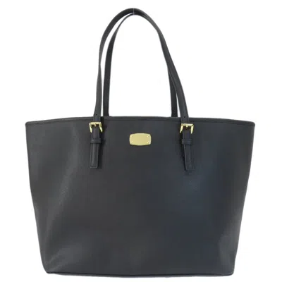 Pre-owned Michael Kors Pvc Tote Bag () In Black