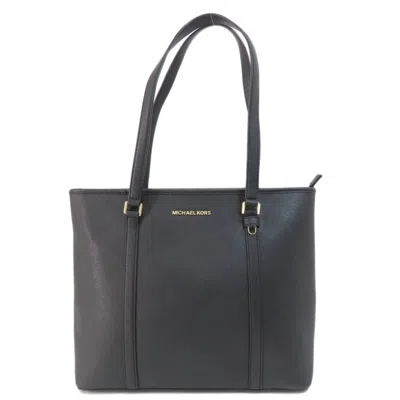 Pre-owned Michael Kors Pvc Tote Bag () In Black