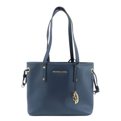 Pre-owned Michael Kors Pvc Tote Bag () In Blue