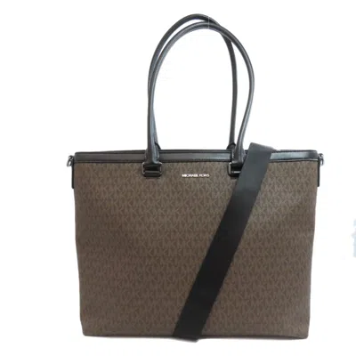 Pre-owned Michael Kors Pvc Tote Bag () In Brown