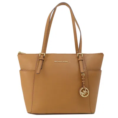 Pre-owned Michael Kors Pvc Tote Bag () In Brown