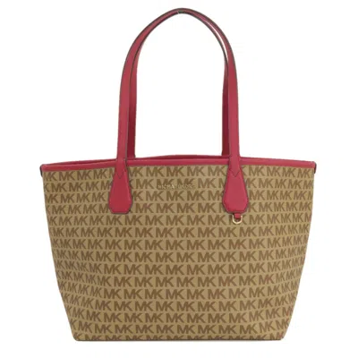 Pre-owned Michael Kors Pvc Tote Bag () In Brown