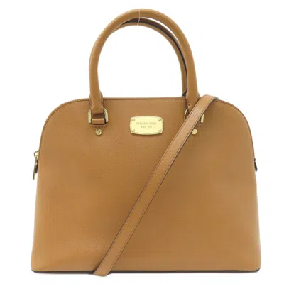 Pre-owned Michael Kors Pvc Tote Bag () In Brown