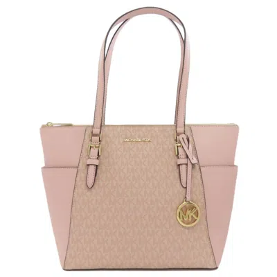 Pre-owned Michael Kors Pvc Tote Bag () In Pink