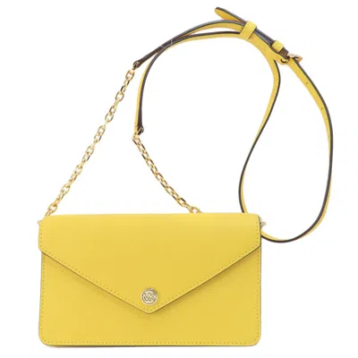 Pre-owned Michael Kors Pvc Tote Bag () In Yellow