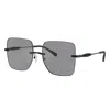 Michael Kors Womens Grey Mk1150 Quebec Square-frame Metal Sunglasses In Multi