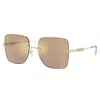 Michael Kors Quebec Mk 1150 10145a 55mm Womens Square Sunglasses In Multi