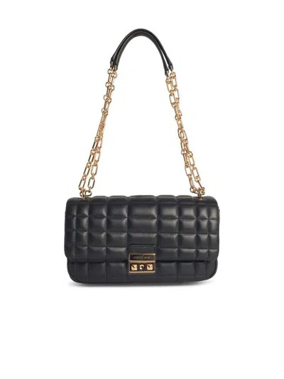 Michael Kors 'quilt' Black Leather Crossbody Bag