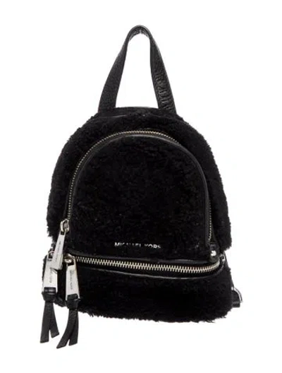 Pre-owned Michael Kors Quilted Backpack In Black