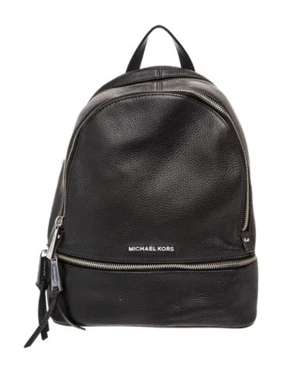Pre-owned Michael Kors Quilted Backpack In Black