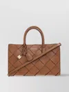 Michael Kors Quilted Bucket Bag Detachable Strap In Brown