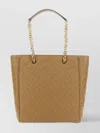 Michael Kors Quilted Chain Strap Shoulder Bag With Exterior Pocket