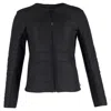 Michael Kors Quilted Jacket With Studs In Black Nylon